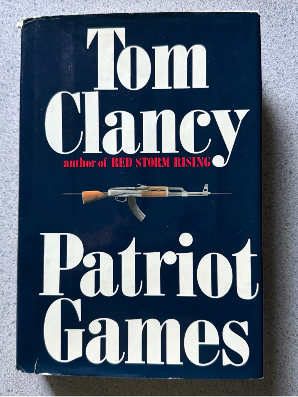 Patriot Games Hardcover - Navy Blue Cover First Edition 1st Printing